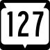 State Trunk Highway 127 marker