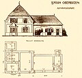 Das Aufnahmsgebäude nach den Plänen des Jahres 1906