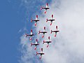 Das PC-7 Team in der Formation Diamant