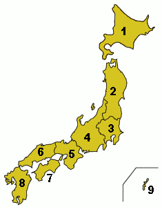 Map of Japan