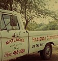 Sign, lettering on truck