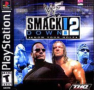 The cover art for the US version of WWF SmackDown! 2: Know Your Role.