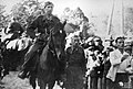 Armia Krajowa 26th Infantry Regiment en route to Warsaw from the Kielce-Radom area, marching in an attempt to join the Warsaw Uprising during the Operation Tempest