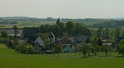 Bausenhagen viewed from the west.