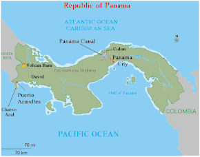 Puerto Armuelles global positioning