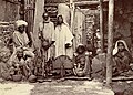 Kashmiri home life c.1890. Photographer unknown.