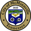 Official seal of McMinnville, Tennessee