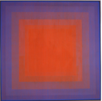 Belated Echo, 1965, acrylic on canvas, 53 x 53 in.