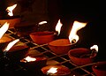 Image 23Diyas lighting on Divali night in Trinidad and Tobago. (from Culture of Trinidad and Tobago)