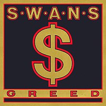 A yellow dollar sign with thin black and thicker red outlines on a black background.