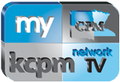 Current KCPM logo reflecting its MyNetworkTV affiliation, with the Central Plains Media (owner) logo at the top right corner of the "four square".