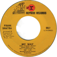 A-side label of US single