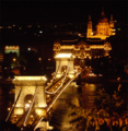 Széchenyi Chain Bridge with Gresham Palace and the Basilica in the background