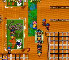 Screenshot from an early level of The New Zealand Story