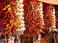 Paprika, when they are dried and turn red for use as a spice