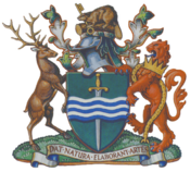 The coat-of-arms of Peterborough