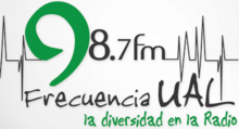 XHUAL FrecuenciaUAL98.7 logo.png