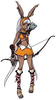 A Viera archer, Final Fantasy Tactics Advance