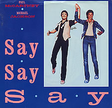 Singlen ”Say Say Say” kansikuva