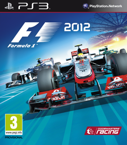 F1 2012 pelin kansikuva.