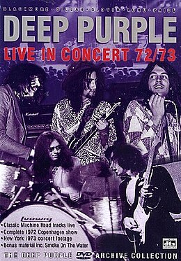 DVD-julkaisun Live in Concert 1972/73 kansikuva