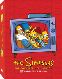 Simpsoneiden 5. tuotantokauden kansi