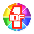 Logo d'IDF1 du 1er septembre 2008 au 10 septembre 2017.