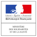 Logo du ministère des Solidarités et de la Santé de mai 2017 à février 2020.