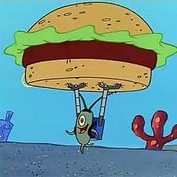 Plankton herkentyűburger-lopás közben