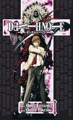 A Death Note manga 1. kötete magyar kiadásának borítója