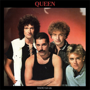 «Radio Ga Ga» սինգլի շապիկը (Queen, 1984)