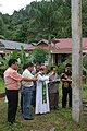 Pemancangan pertama pembangunan Catholic Centre (Wisma Uskup) Keuskupan Agung Samarinda, diberkati oleh Uskup Agung Samarinda Mgr.Florentinus Sului Hajang Hau. Dihadiri oleh Gubernur Kalimantan Timur Drs. Yurnalis Ngayoh pada 1 Juni 2008