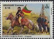 Uruguay 2007 - Bicentenario della nascita di Garibaldi -