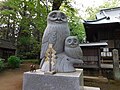 栃木野木神社の狛梟