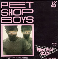 Обложка сингла Pet Shop Boys «West End Girls» (1985)