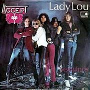 Обложка сингла Accept «Lady Lou» (1979)