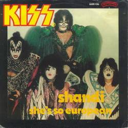 Обложка сингла Kiss «Shandi» (1980)