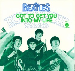 Обложка сингла The Beatles «Got to Get You into My Life» (1976)