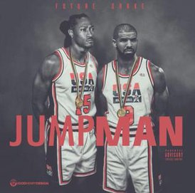 Обложка сингла Дрейка и Фьючера «Jumpman» (2016)