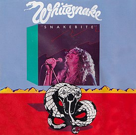 Обложка альбома Whitesnake «Snakebite» (1978)