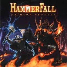 Обложка альбома HammerFall «Crimson Thunder» (2002)