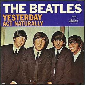 Обложка сингла The Beatles «Yesterday» (1965)